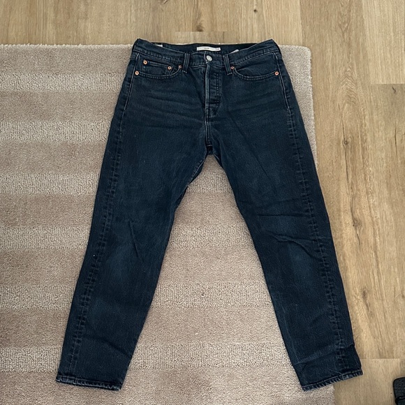 Levi’s wedgie fit black straight leg jeans size 29 - Picture 1 of 12
